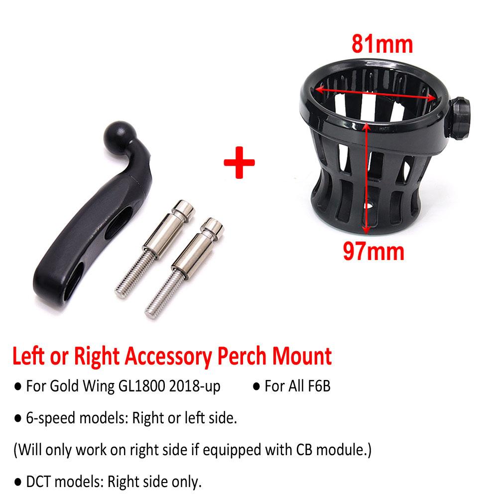 Gold Wing Motorrad Beifahrer Wasserflasche Trinkbecher Netzkorb Halterung Für Honda Goldwing GL 1800 GL1800 F6B