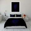 Geometric Skull Art Decor Set Soft Comfortable Duvet Cover Bedding Set Included 1*Duvet Cover & 2*Pillowcases, Gift