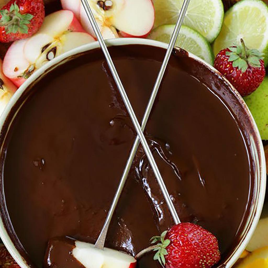 6Pcs Cheese Hot Pot Fork Dinnerware Set Western Stainless Steel Cutlery Dessert Fork Flatware Cake Fruit Bread Fork Tableware