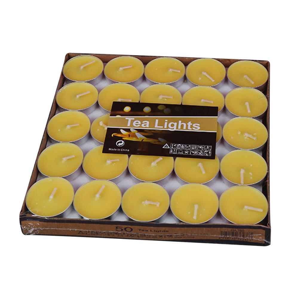 

50Pcs Mini Candle Round/Heart Shape Solid Color Decorative Mini Desktop Atmospheres Candle Party Candle for Party candels