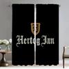Shades HERTOG JAN Partition Curtains for Bedroom Elegant Room Curtains 2 Pieces Blackout Curtain Living Kitchen Camera Child
