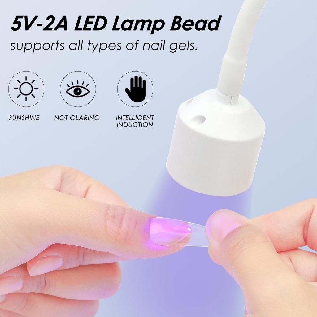 Mini USB Manicure Light Therapy Machine Nail Polish Baking Lamp Led Small Portable Light Therapy Lamp