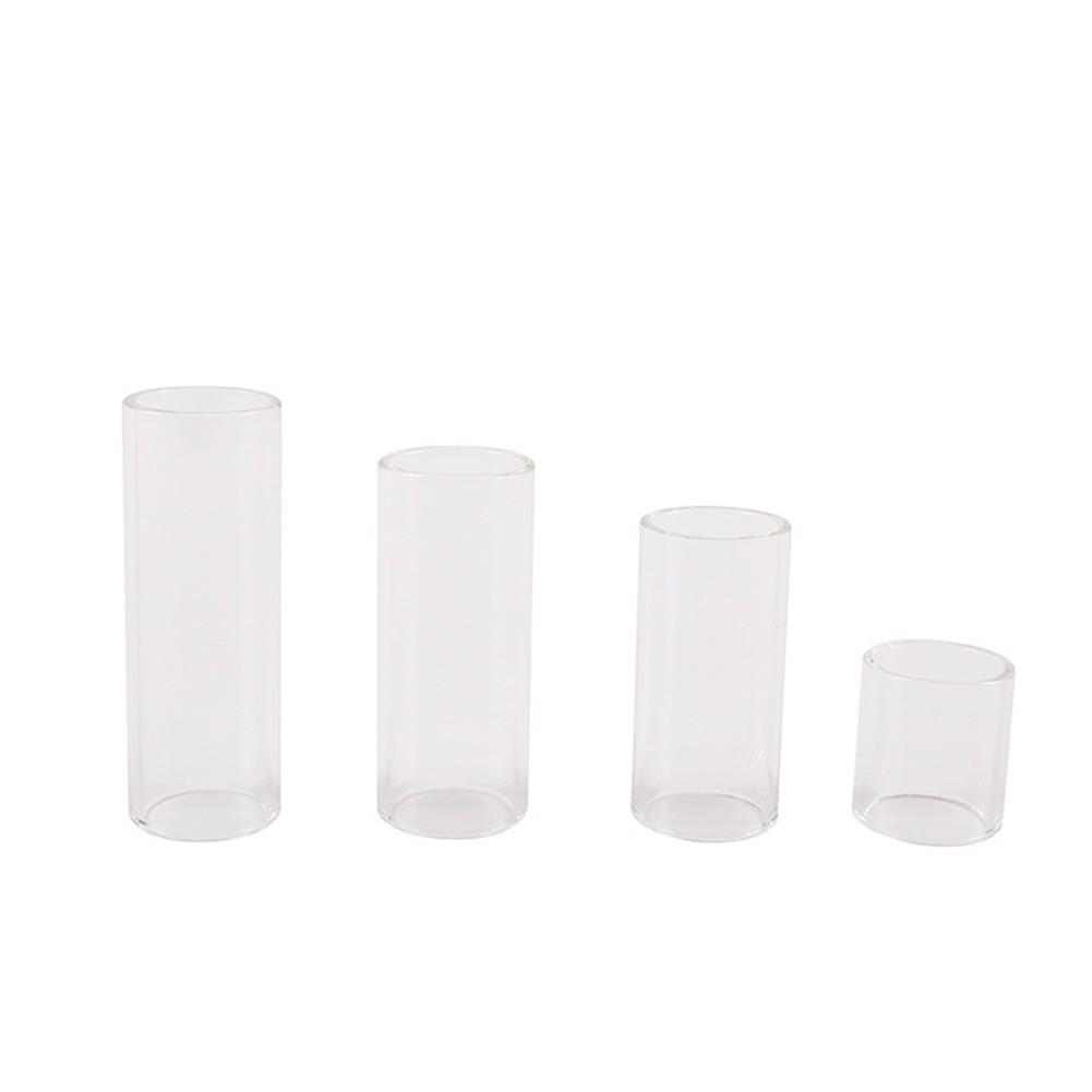 4 Stück Klare Slide Flaschenhals Set Für Akustische E-Gitarren Zubehör