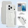 For iPhone 17 Pro Case Compatible with MagSafe RFID Blocking Leather Phone Cover