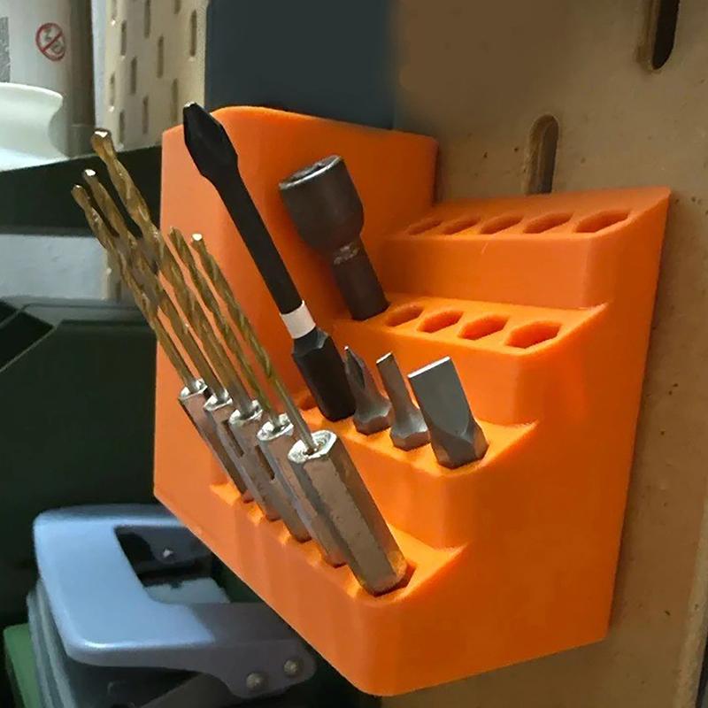 Screwdriver Organizer Wall Mount Utility Storage Rack For Screwdrivers Calipers Small Tool Screw Driver Holder For Garages Homes
