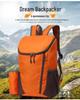 Unisex Lightweight Foldable Hiking Backpack - Large Capacity with Custom Print