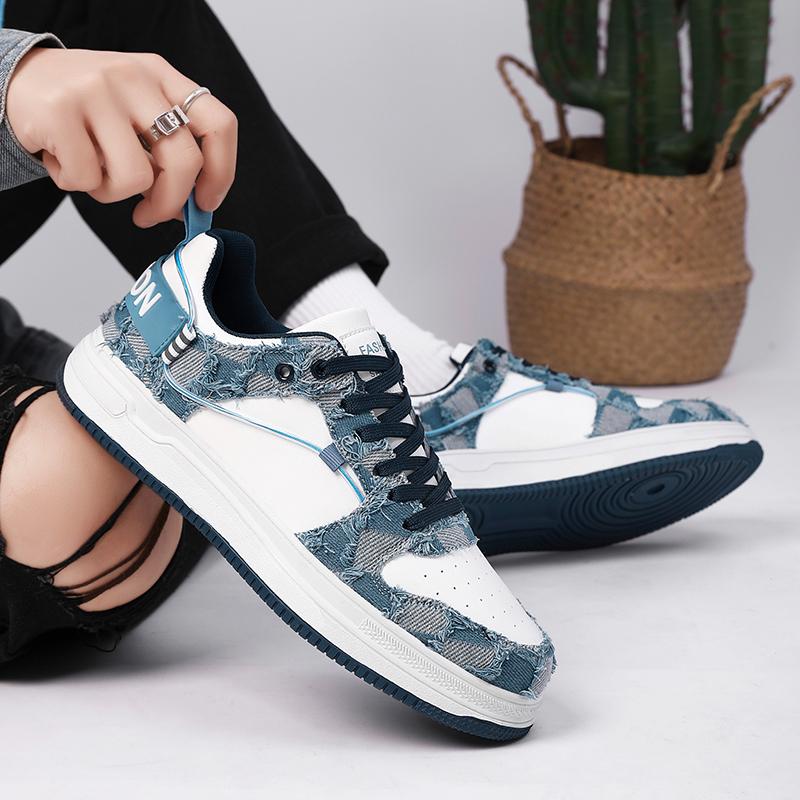 Men’s Jogging Sports Shoes Casual Street Style Running Sneakers Retro Students Plus Size Skate Board Shoes