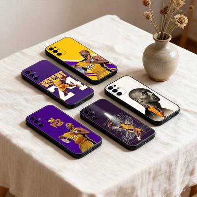 Coque de téléphone K-Kobe B-Bryant 24 Pour Samsung S26,25,24,23,22,21,20,30,Ultra,Plus,Fe,Lite Coque Noire