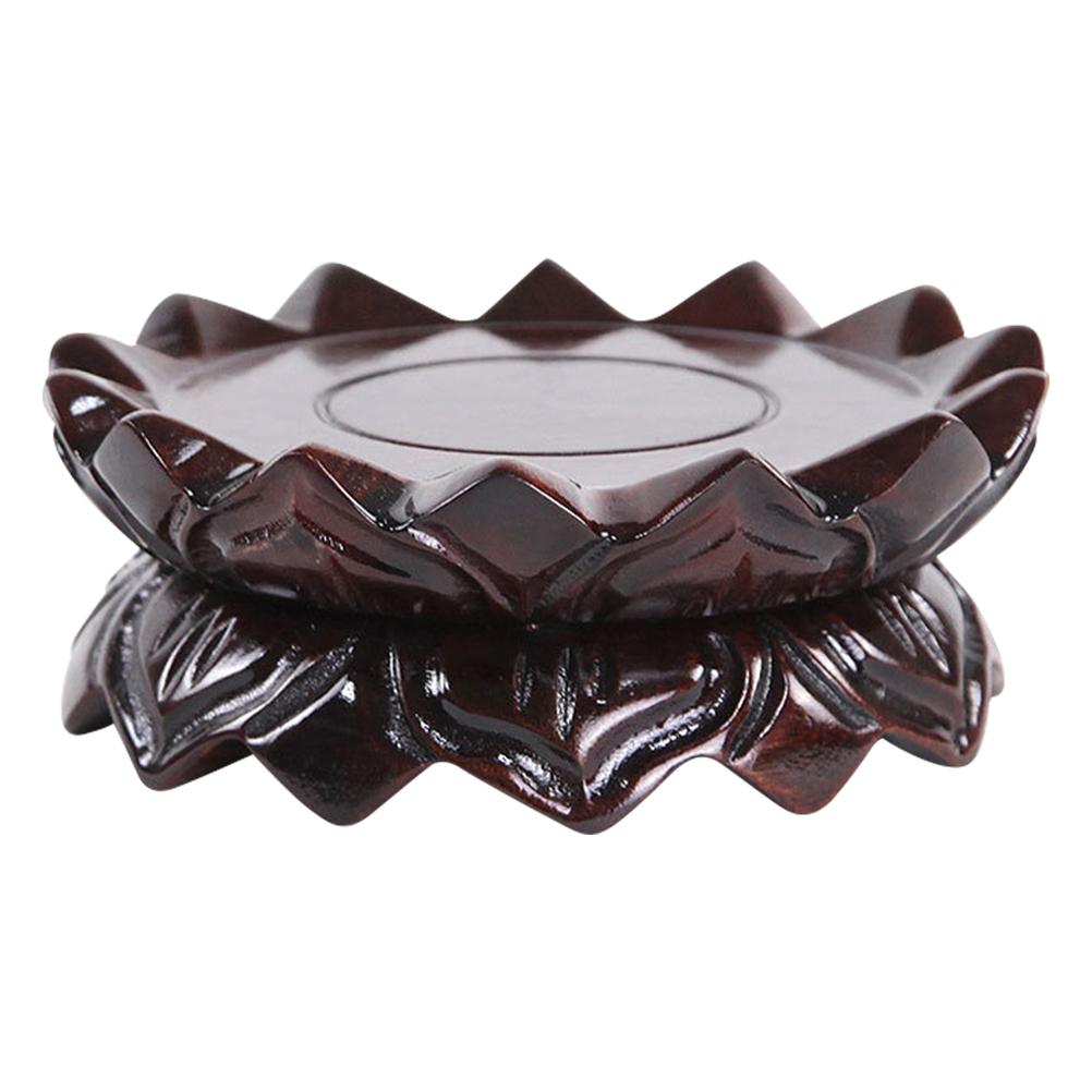 

Lotus-Shaped Base Wooden Craft Pedestal Incense Burner Buddha Pedestal Light Portable Quality Study Bedroom Sauna Yoga Room China Mainland
