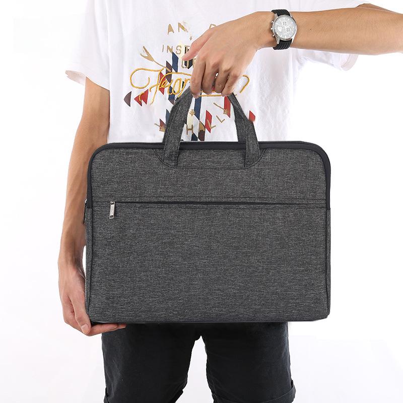 Jerry 5590 A4 Business Document Bag - Unisex Office Briefcase with Customizable Logo