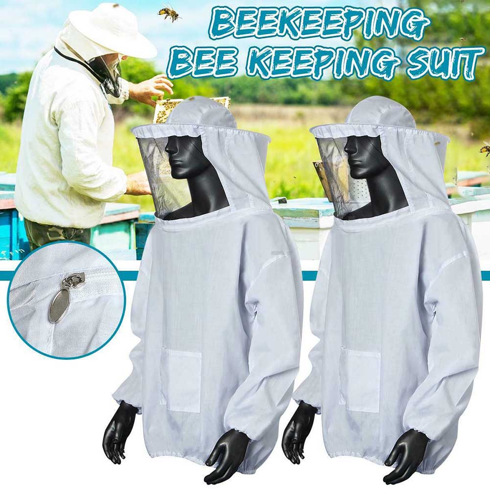 P-rotective B-eekeeping Jacket B-eekeeping Suit Hat B-eekeeper Suit Apiculture Bee Clothes P-rotection B-eekeeping Suit
