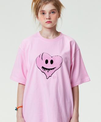 MISTER CHILD Heart T-Shirt Pink