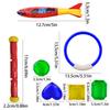 Children'S Swimming Pool Water Toy Diving Set Treasure Hunting Toy, Snorkeling Torpedo Diving Rod Gemstone Set