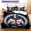 3pcs Custom Name Cartoon Knights Templar Bedding Set Duvet Cover Closure Includes 1 Duvet Cover & 2 Pillowcases for All Seasons Bedroom Decor