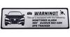 [Honami Works] CROWN 220 Series Security Emblem 24-Hour Surveillance Drive Recorder GPS Tracker Sticker