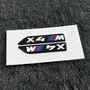 2Pcs 6.8cm for BMW M Power X1 X2 X3 X4 X5 X6  Car Fender Side Badge Emblem Black Sticker Logo Styling Decor Glossy Accessories msjk68