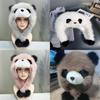 Panda Plush Hat For Women Kids Winter Warmth With Earmuff Protection