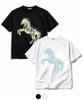 NP STUDIO Dot Stallion Oversized Short Sleeve T-Shirt [ 2 Colors ]