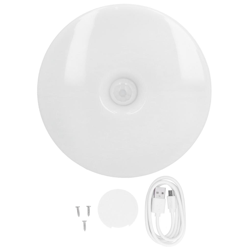 LED Nachtlicht Bewegungssensor USB-Aufladung Nachtlampe für Flur Kleiderschrank Schlafzimmer Warmes Licht