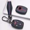 Key Fob Cover for Honda Accord Civic CR V CR Z with Keychain Anti-Scratch Surface Shockproof Structure Soft Grip Texture Easy Install