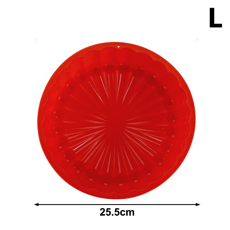 Sunflower Cake Pan 7.87/10.04 Inch Round Cake Baking Pan Nonstick Silicone Cake Molds For Anniversary Cheesecake Bread Mould