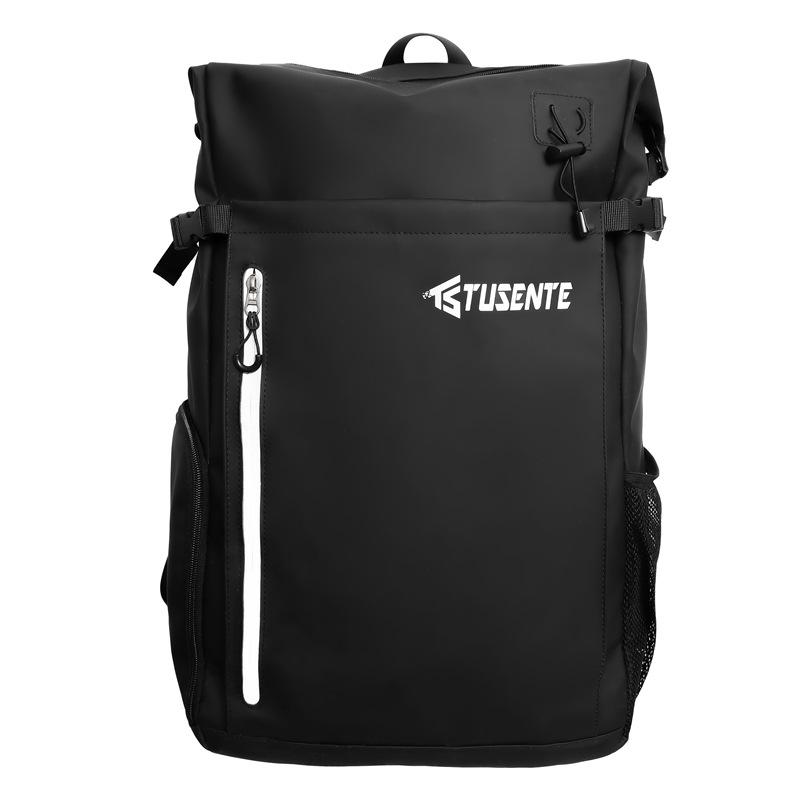 

Мужские и женские сумки Рюкзак большой вместимости Спортивная школьная сумка Рюкзак для компьютера чёрный