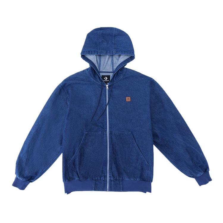 Converse Denim Jackets Men s Blue Hooded Moderate Other MCJ411-UHA L