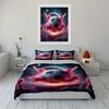 "Cosmic soccer explosion." Bedding sets Duvet covers Pillowcases(1* Duvet Cover 2* Pillowcases without duvet insert)
