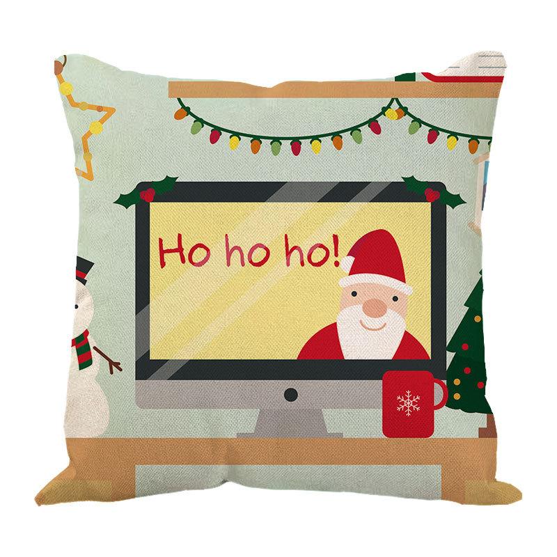 New Linen Christmas Pillows Linen Cushion Pillow Cover Pillow Pillow Car Pillow Sofa Pillow Cover