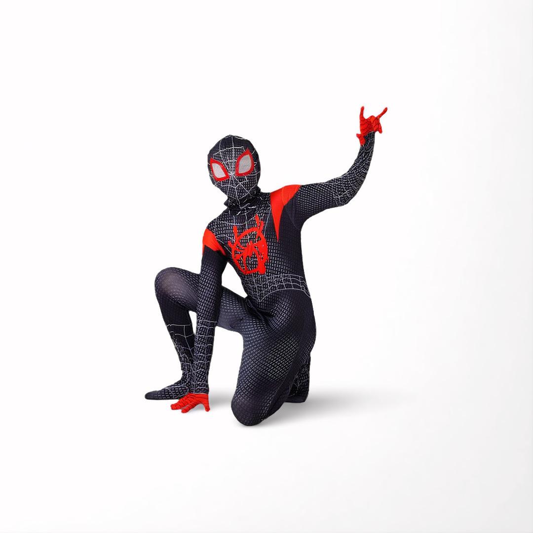 Halloween Spider-Man Strumpfhose Cosplay Performance Kleidung Miles Serie Jumpsuit 140 black