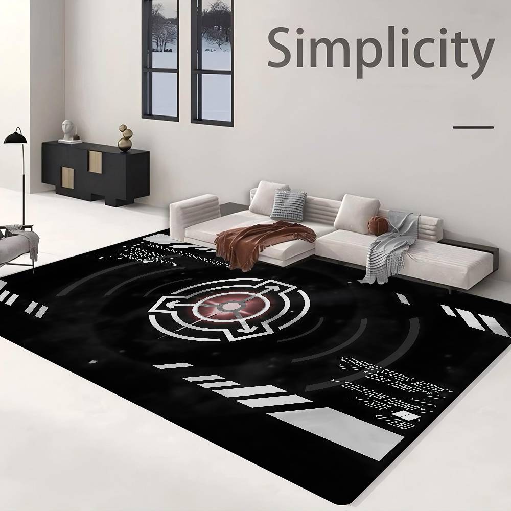 Sci Fi Foundation SCP Foundation Room Mats Retro Multiple Choice Living Room Kitchen Rug Non-Slip Welcome Rug