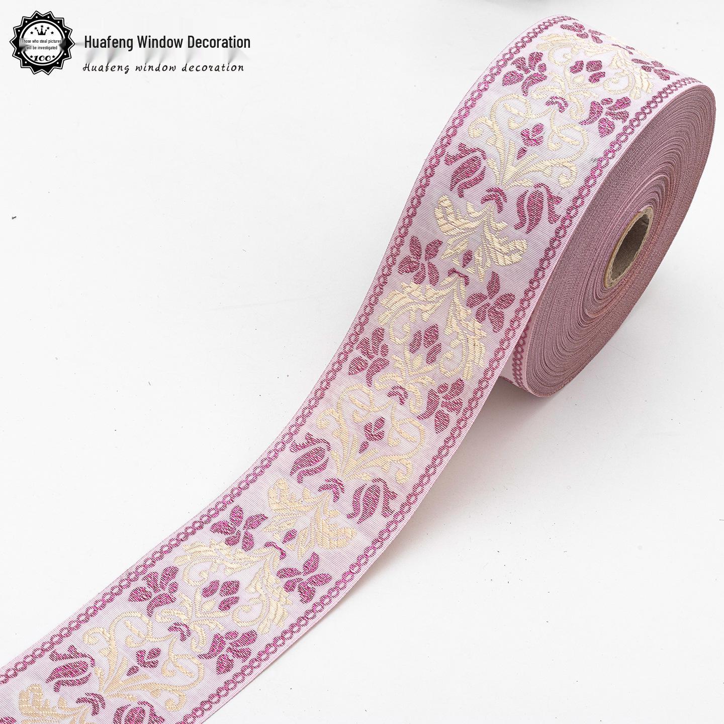 

Этнический стиль жаккардовая вышивка кружевная лента (4/6/8 см) CC20