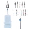 Diamond Nail Drill Bits Cuticle Cleaner For Electric Drill Manicure Pedicure Polishing Nail Art Tool Salon Home Supplies
