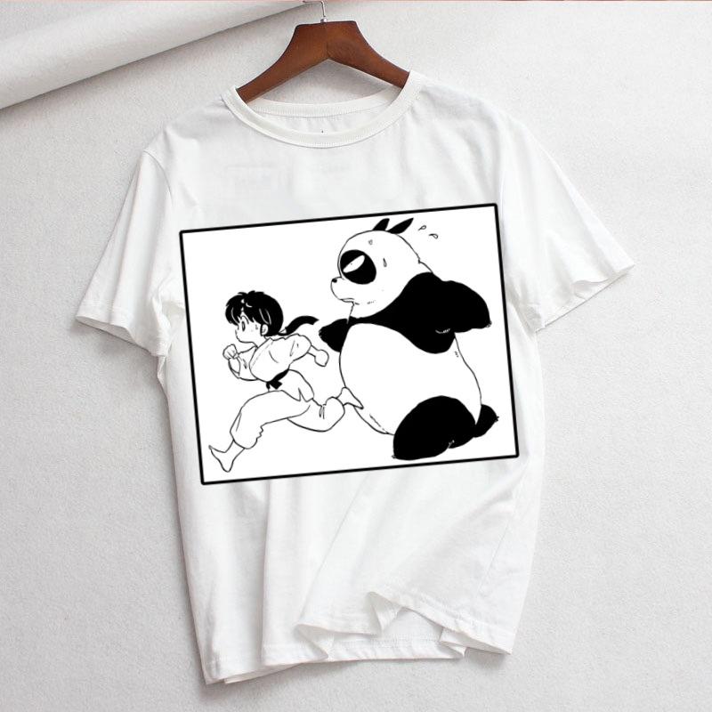 Ranma 12 ranma 12 Camicia Moda Estiva T-shirt Grafica Top da Donna Base Magliette Girocollo Divertenti T-shirt Ragazze