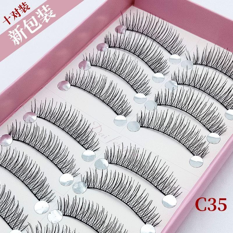 Lashie - Natürliche Mehrfachpackung künstliche Wimpern