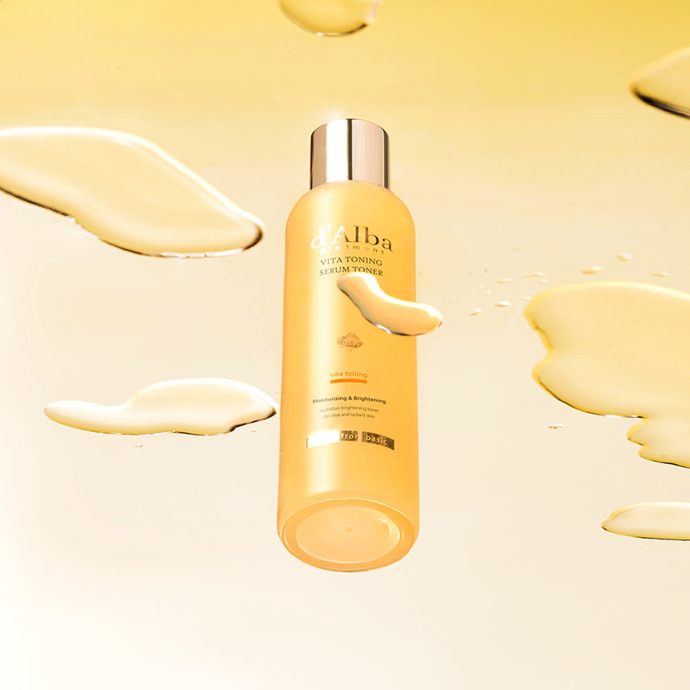 d'Alba Vita Toning 3-Schritte Hautpflege-Set Dunkle Flecken Aufhellungs-Programm Toner + Serum + Creme