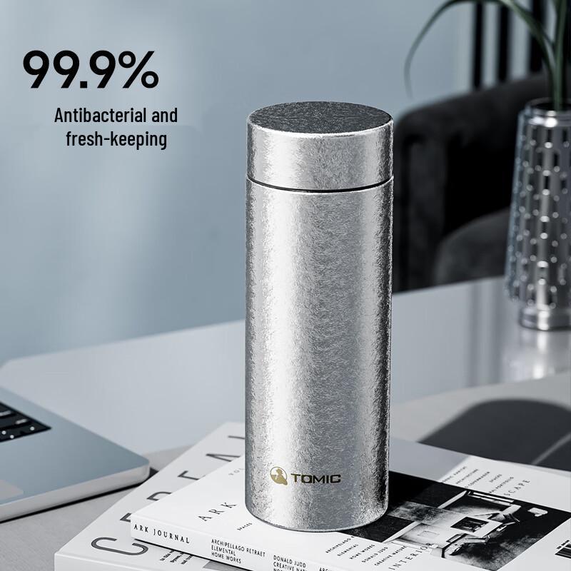 TOMIC Pure Titanium Insulated Water Bottle