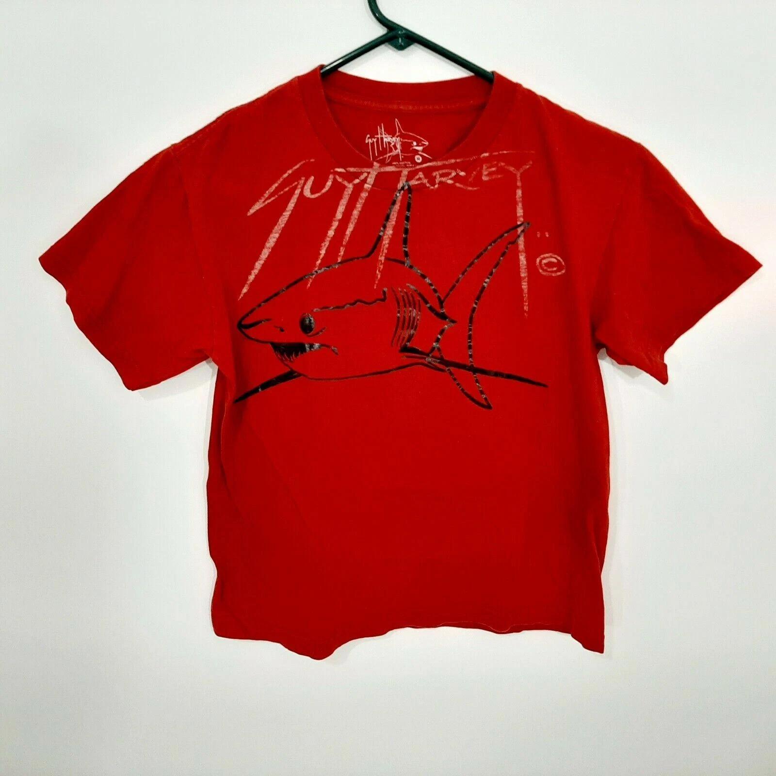 Guy Harvey Boy s T-shirt Size M Red QF10 M