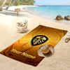 Leeds United Personalisiertes Bedrucktes Strandtuch Fußballlogo Unterstützung Benutzerdefinierter Name Text Saugfähiges Handtuch Für Sport Reisen Besonderes Geschenk
