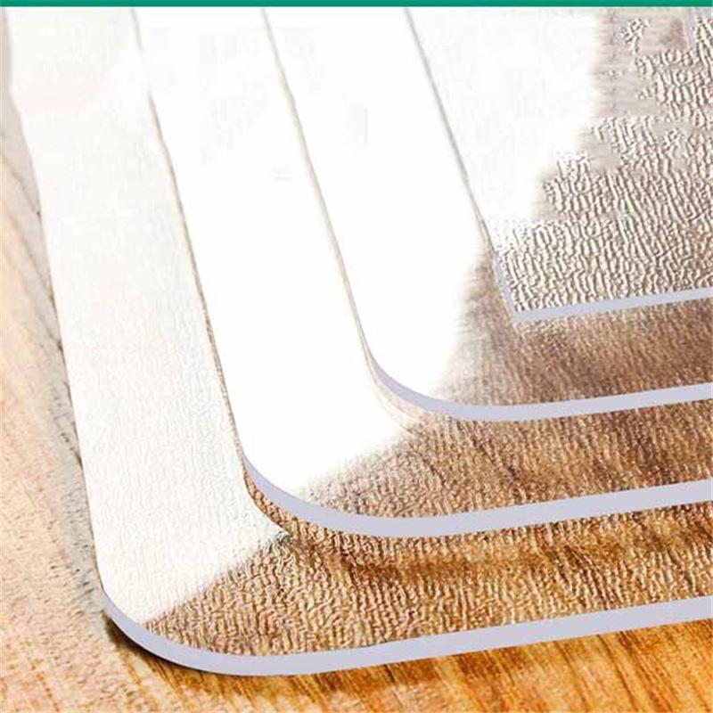 Przezroczysty obrus PCV Wodoodporny Olejoodporny Odporny na ciepło Pokrowiec ochronny na stół jadalny, biurko, blat, miękka plastikowa winylowa podkładka na stół