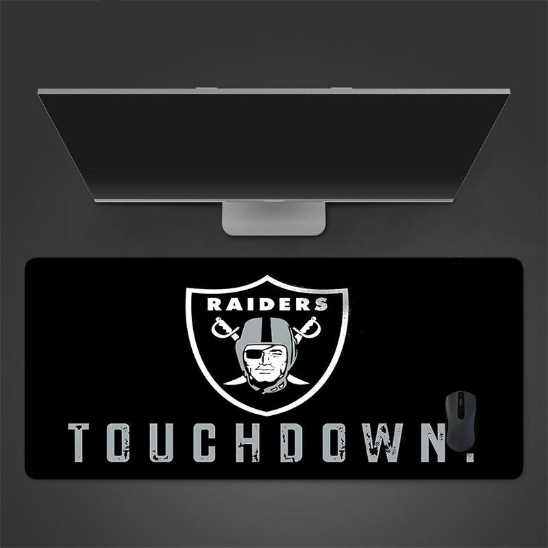 Raiders Mauspade, Große Gaming-Schreibtischmatte, Rutschfestes XXL-Mauspad für Laptop & Tablet, Mini-PC-Spielmatte mit genähten Kanten