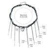 New Women Elegant Tassels Heart Pendant Necklace For Women Y2K Chain Choker Necklace Fashion Party Jewelry Accessories Gift