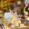 20cm Cute Cotton Plushies Toys Baby Clothes Idol Star Dolls Stuffed Customization Figure Toys Changeable Clothes Doll Collection