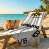 Borussia Dortmund Personalized Name Beach Towel Soft Durable Quick-Dry Portable for SwimmingBeachCamping Travel Beach AccessoriesGym