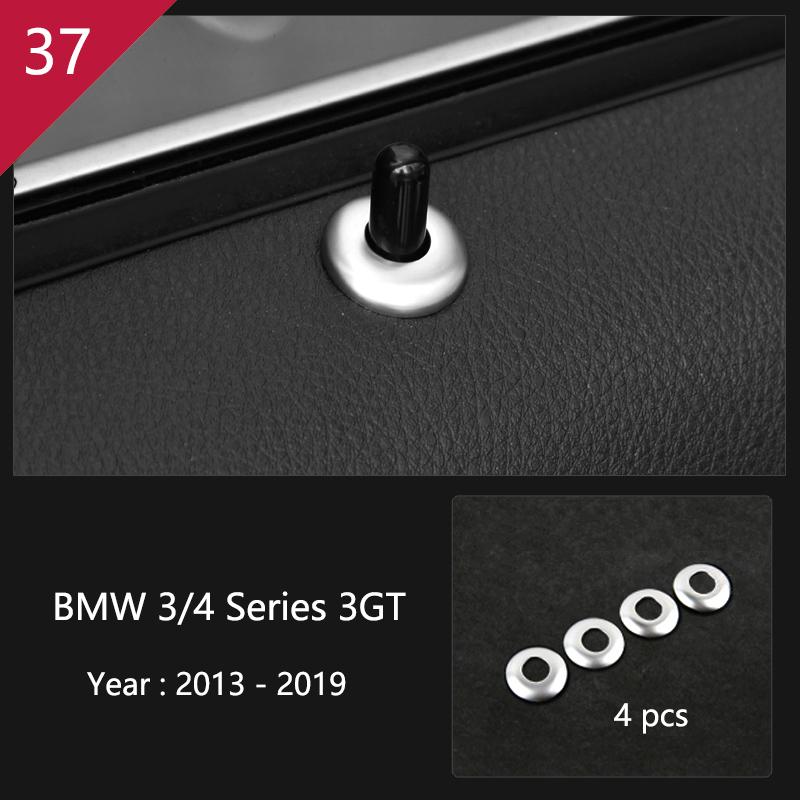 For BMW 3 4 Series 3GT F30 F32 F34 Car Styling Interior Gearshift AC CD Button Panel Door Armrest Decoration Cover Trim Sticker MQHWD1