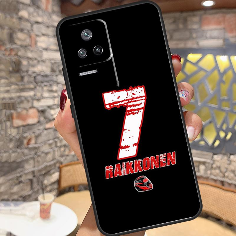 Kimi Raikkonen Case For Xiaomi 14T Pro 13T 11T 12T 13 14 15 Ultra POCO X6 X7 Pro X3 X5 M6 F5 F6 Pro Cover