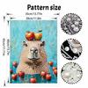 DIY Pearl Painting Canvas Cute Animal Design Shiny 3D Bead Art Kit Creative Leisure Craft for Living Room Wall Decor