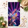 HUNTRIX Soft Beach Towel Stylish Beach Pool Towel for Summer Seaside Vacation Travel