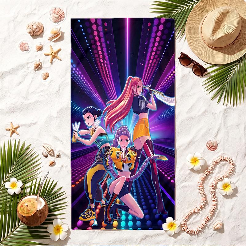 HUNTRIX Soft Beach Towel Stylish Beach Pool Towel for Summer Seaside Vacation Travel