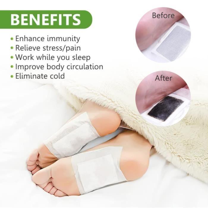 Detox Patch - 20 Pieces - Ginger - Bamboo Vinegar - Improves Sleep
